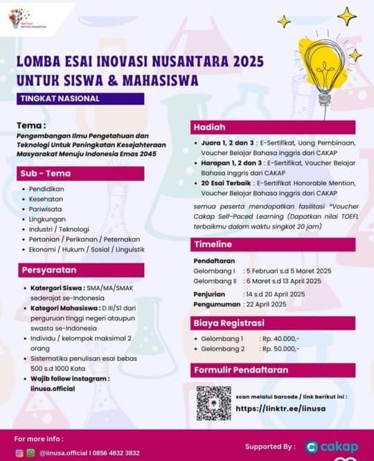 LOMBA ESAI INOVASI NUSANTARA