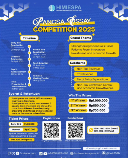 PANGSA ESSAY COMPETITION 2025