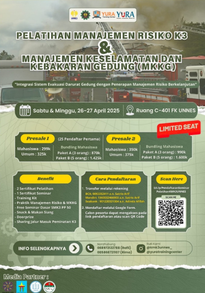 PELATIHAN MANAJEMEN RISIKO K3