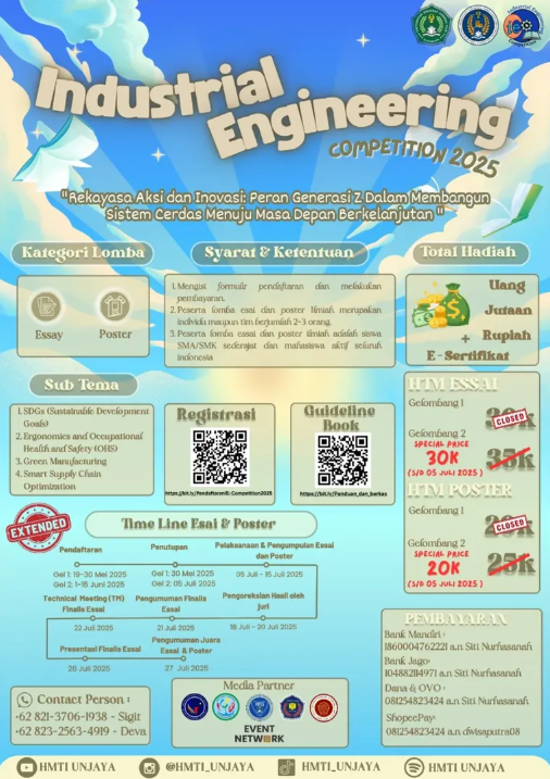 [Industrial Engineering Competition 2025 – EXTENDED until 5 July! ]