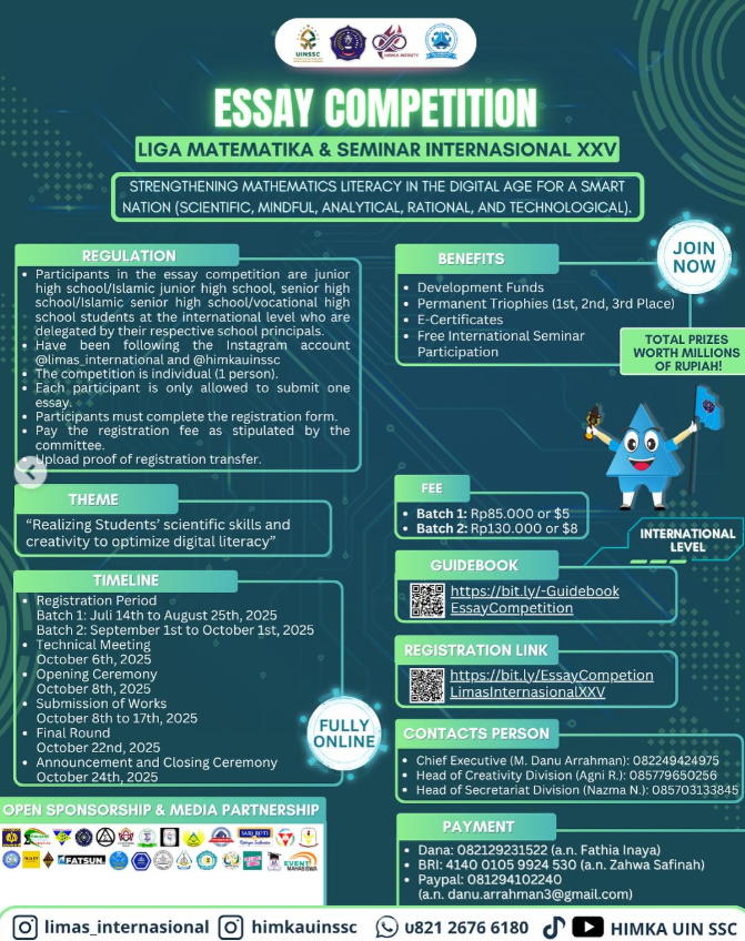 LIMAS INTERNATIONL XXV [ESSAY COMPETITION]