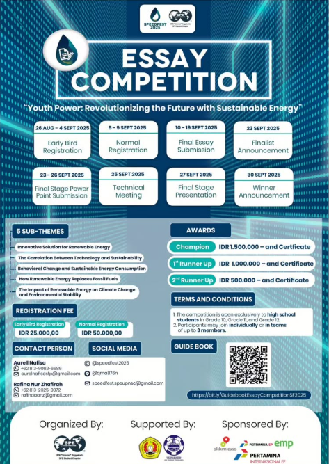 [SPEEDFEST 2025: ESSAY COMPETITION]