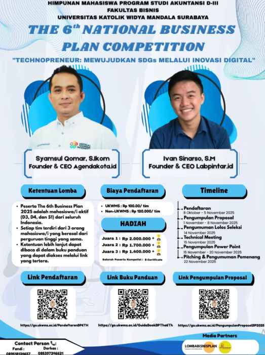 THE 6 th NATIONAL BUSINESS PLAN COMPETITION