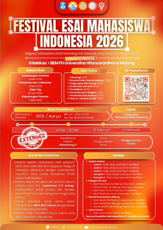 FESTIVAL ESAI MAHASISWA INDONESIA 2026