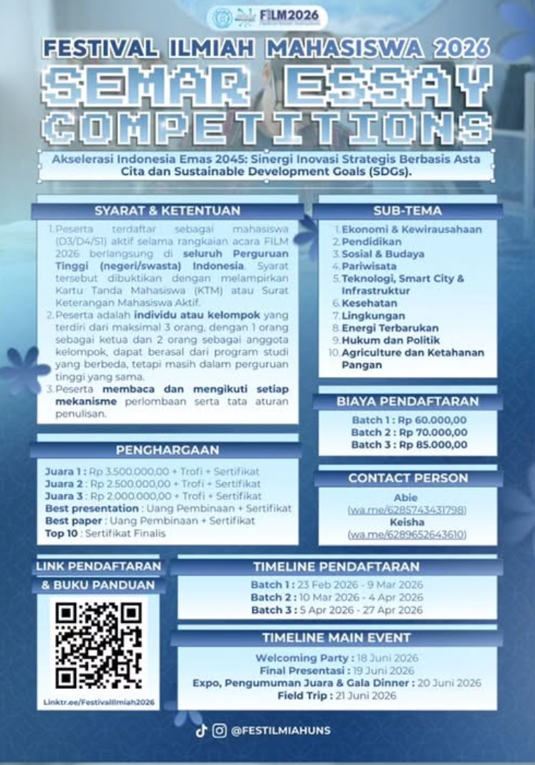 FILM 2026 SEMAR ESSAY COMPETITIONS